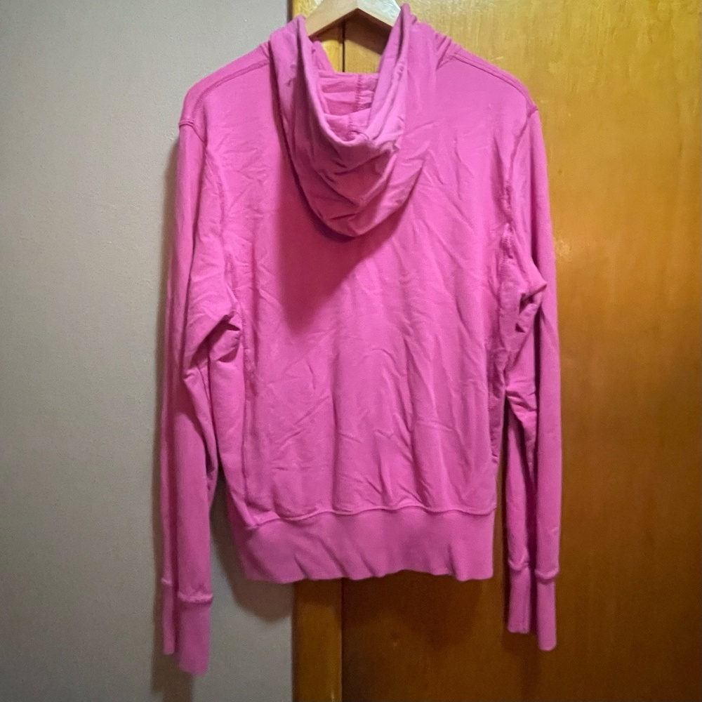 Nike Dri-FIT Pink Zip Up Hoodie Jacket Womens Large Sporty Y2K Activewear - Picture 12 of 12